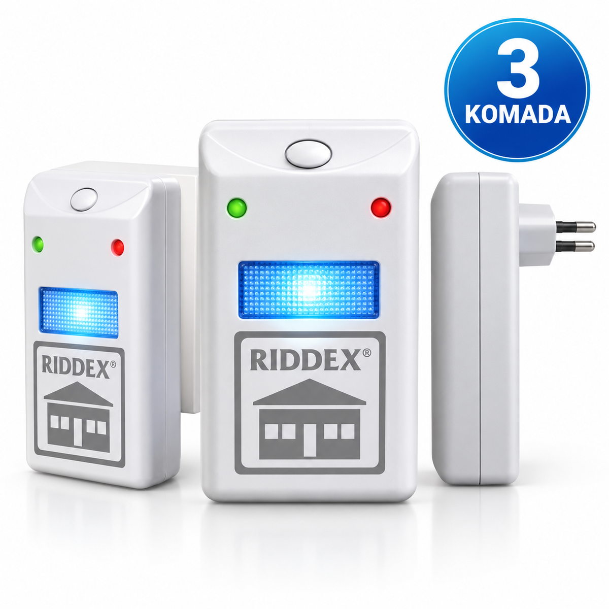 Ultrazvučni Rasterivač štetočina – 3 KOMADA